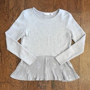 Lauren Conrad pleated hem babydoll | S